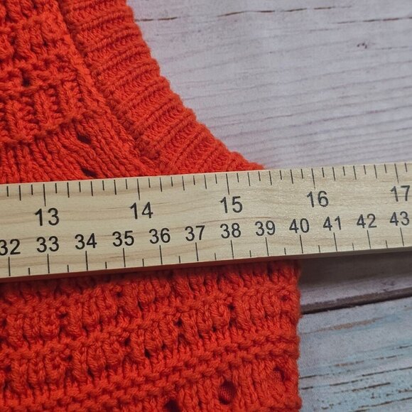 House of Harlow Orange Knit Skirt Set, Women's Small, NWT - Picture 6 of 11